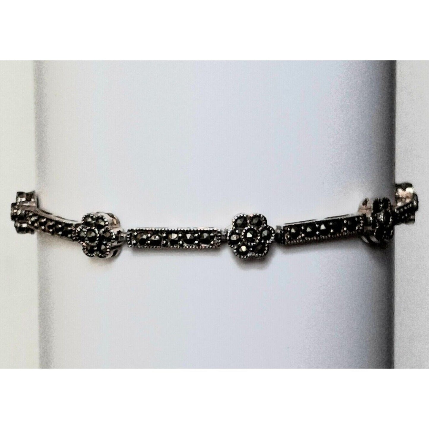 925 STERLING SILVER AND MARCASITES  BRACELET SKY