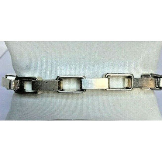 MODERNIST ITALIAN 925 STERLING SILVER BRACELET SKY