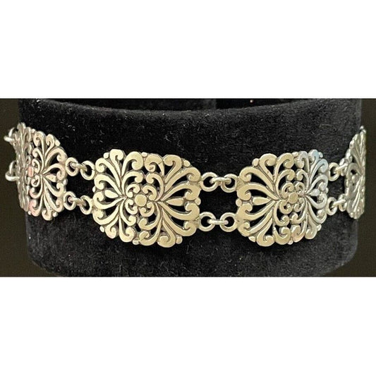 925 STERLING SILVER  LACY LINKS BRACELET SKY