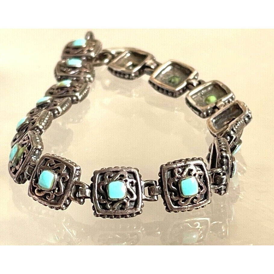 925 STERLING SILVER AND PETITE TURQUOISE BRACELET SKY