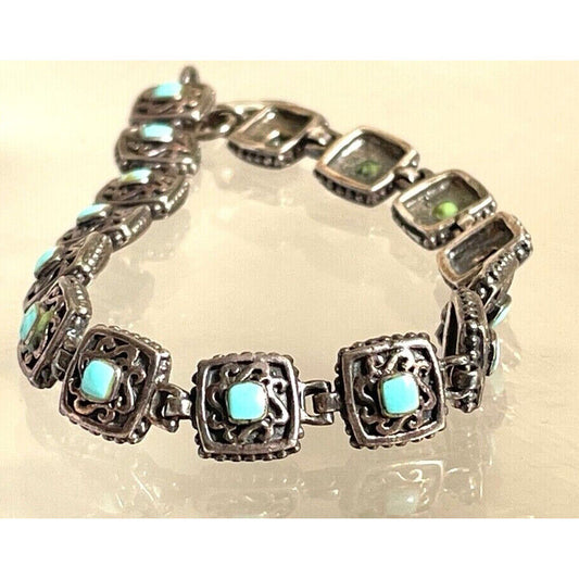 925 STERLING SILVER AND PETITE TURQUOISE BRACELET SKY