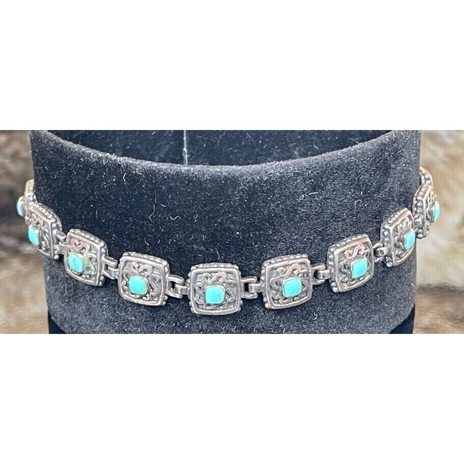 925 STERLING SILVER AND PETITE TURQUOISE BRACELET SKY