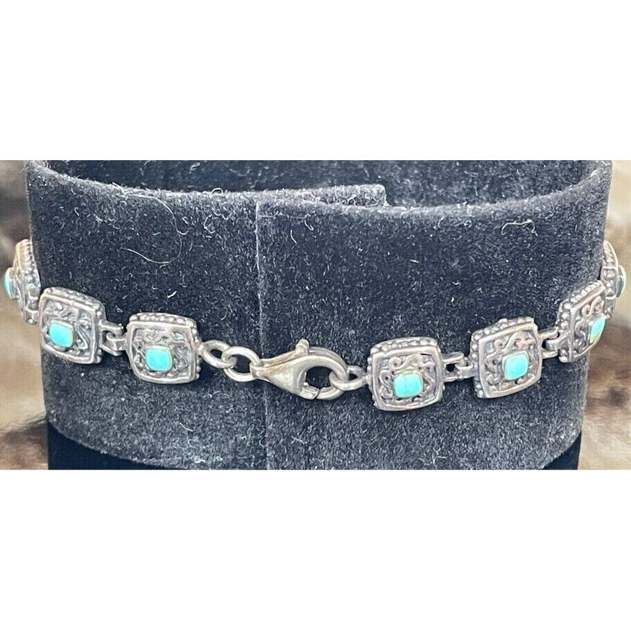 925 STERLING SILVER AND PETITE TURQUOISE BRACELET SKY