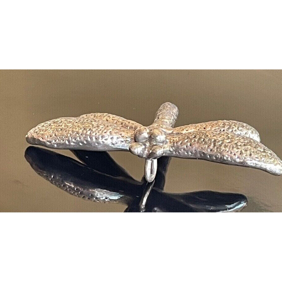 LARGE ISRAEL 925 STERLING SILVER DRAGONFLY PENDANT SKY