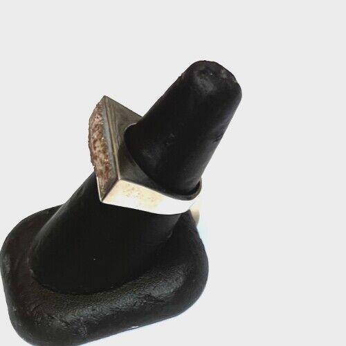 GEMS EN VOGUE 925 STERLING SILVER AND PYRITE RING SIZE 6.75 SKY