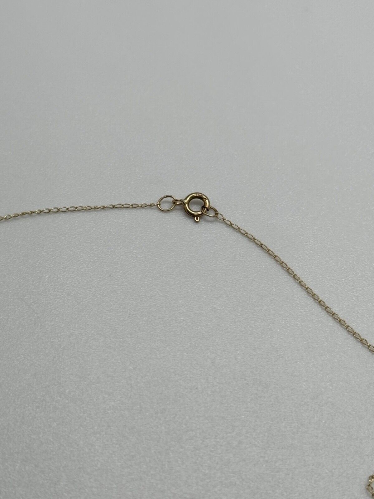 10K YELLOW GOLD NECKLACE TOPAZ & DIAMOND HEART