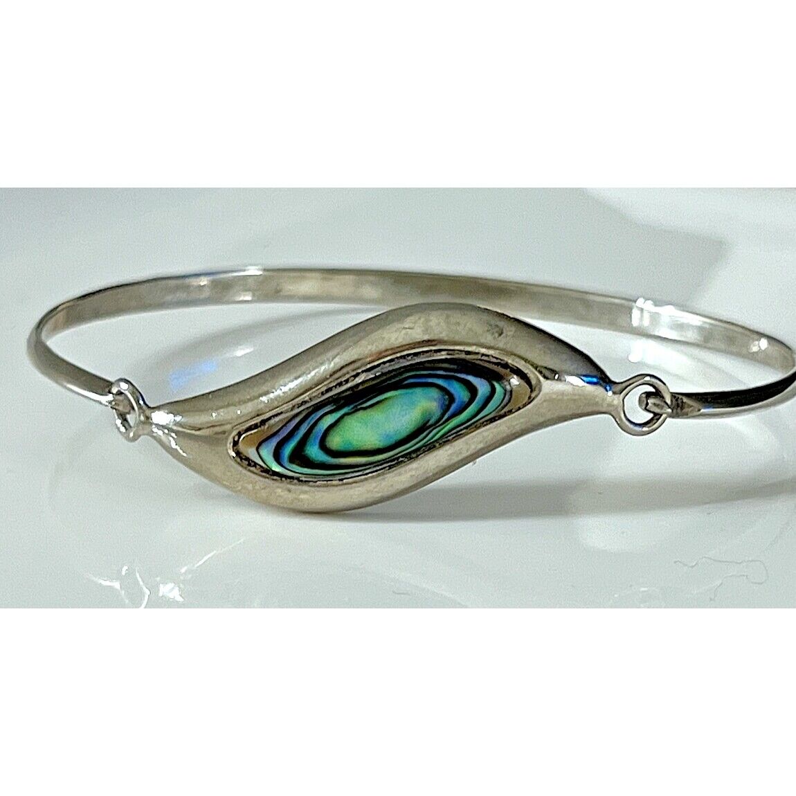 ELEGANT 925 STERLING SILVER AND ABALONE BRACELET SKY