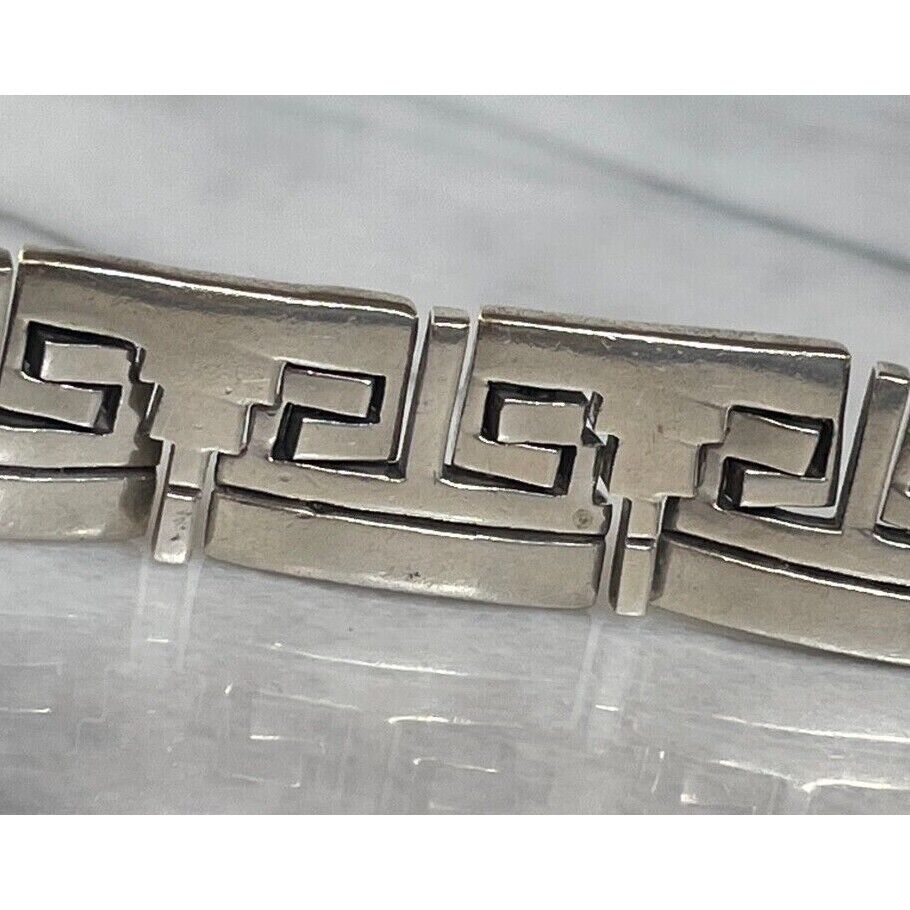 ''STERLING BY LAURA'' 925 STERLING SILVER  BIKER'S BRACELET SKY