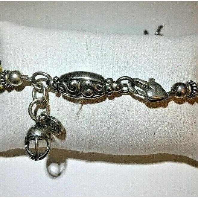 STERLING SILVER FOOTBALL RELATED CHARM BRACELET SKY