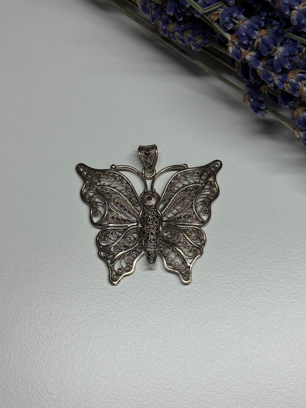 925 STERLING SILVER  BUTTERFLY PENDANT