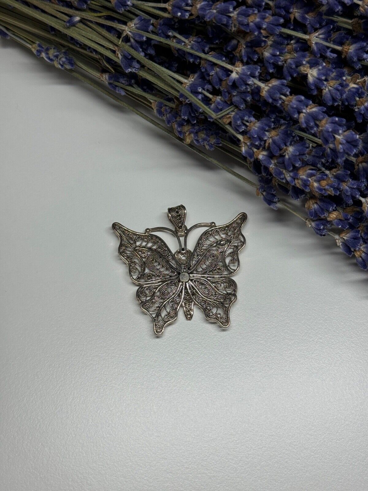 925 STERLING SILVER  BUTTERFLY PENDANT