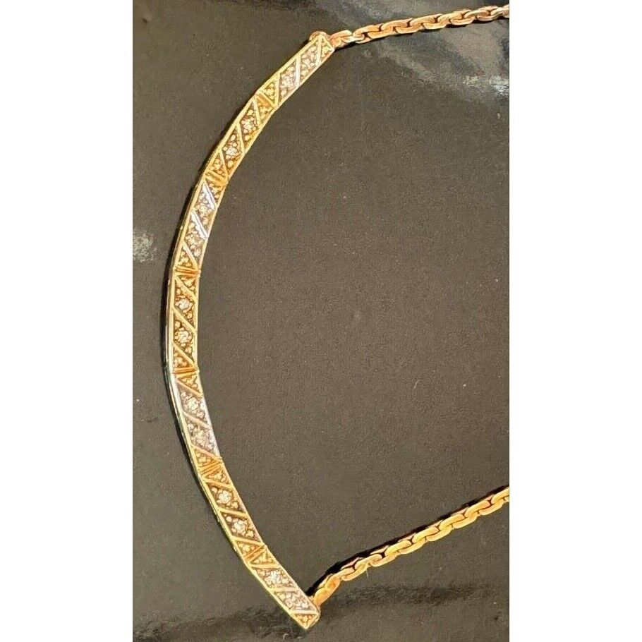 14K YELLOW GOLD AND DIAMOND NECKLACE SKY