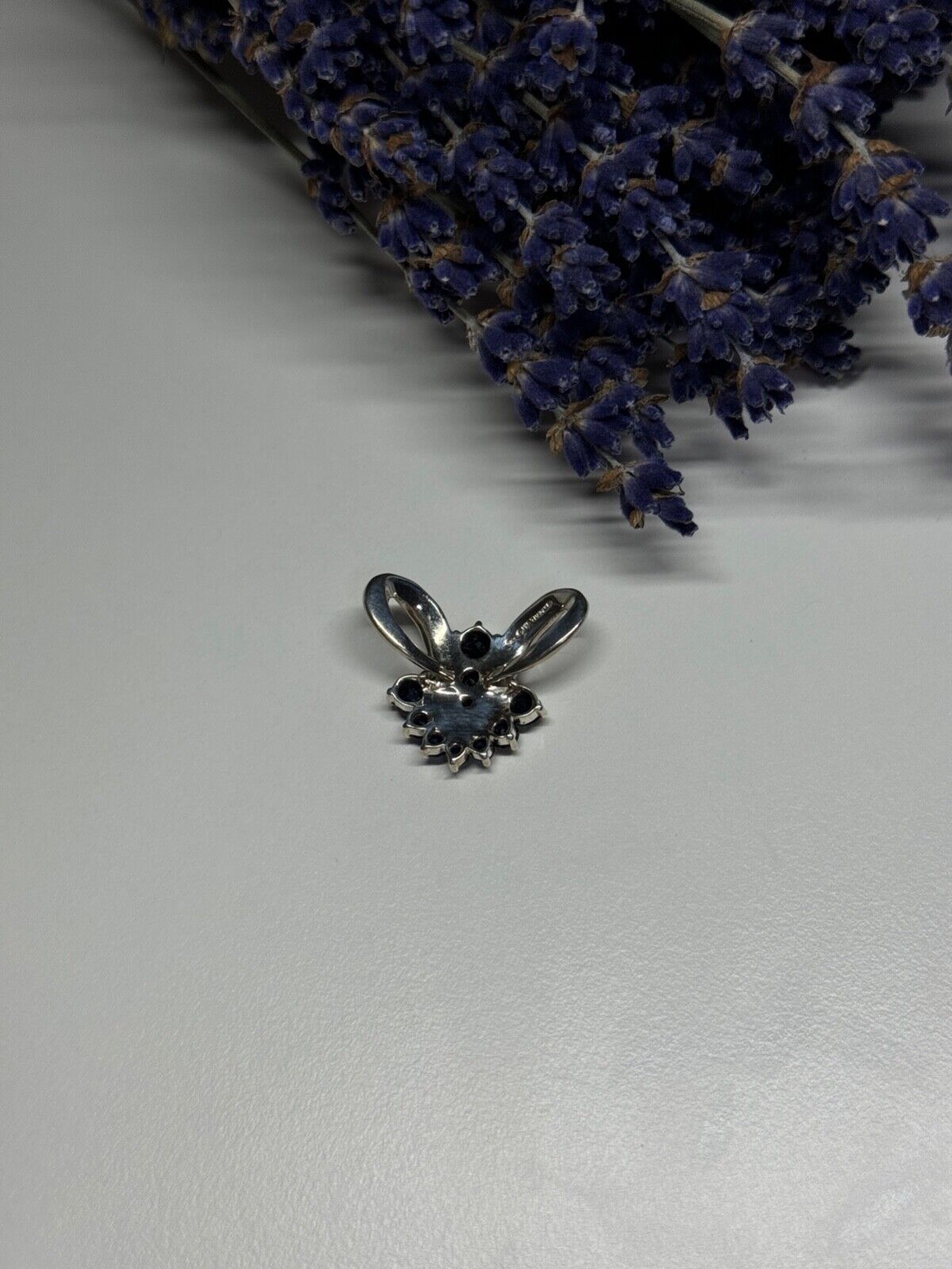 925 STERLING SILVER SAPPHIRE PENDANT