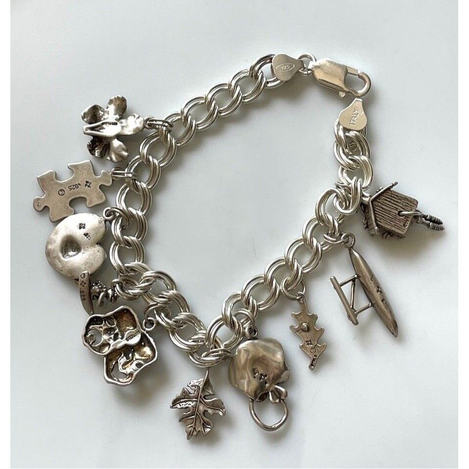 925 STERLING SILVER  CHARM BRACELET SKY