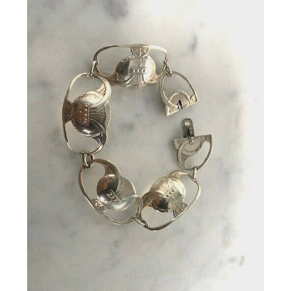 MODERNIST  925 STERLING SILVER BRACELET SKY