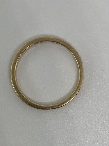 925 Sterling Silver Vermeil Band Ring Size 7.75