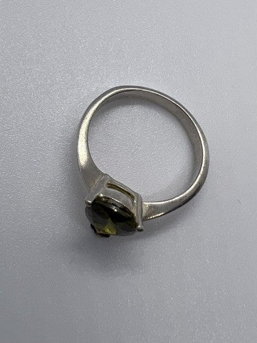 925 Sterling Silver CZ Ring Size 6.5