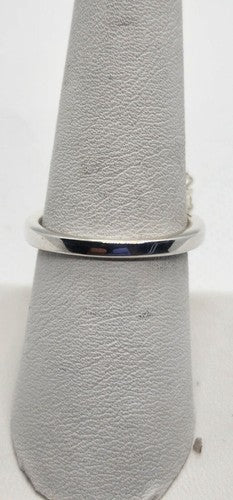 925 Sterling Silver Topaz Ring Size 8