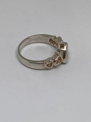 925 Sterling Silver CZ Ring Size 6.75