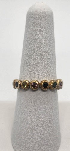 925 Sterling Silver CZ Ring Size 8