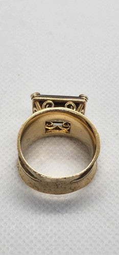 925 Sterling Silver Smoky Quartz Ring Size 8