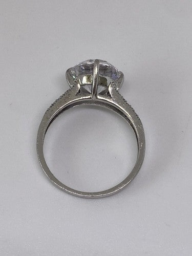 925 Sterling Silver CZ Ring Size 7.75