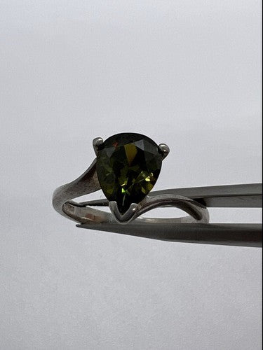 925 Sterling Silver CZ Ring Size 6.5