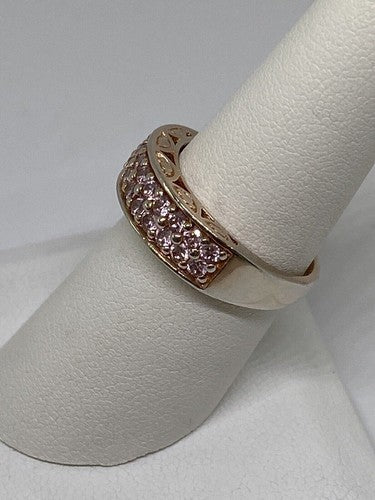 925 Sterling Silver CZ Ring Size 7.5