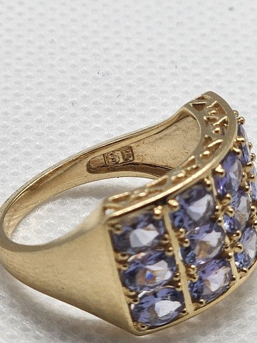 14K Yellow Gold & Tanzanite Ring Size 5.5