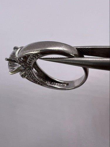 925 Sterling Silver CZ Ring Size 5.5