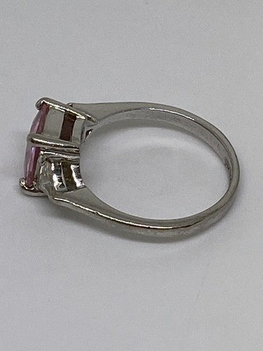 925 Sterling Silver CZ Ring Size 7.75