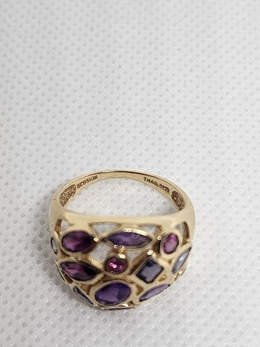 10K Yellow Gold & Tourmaline Ring Size 5.5