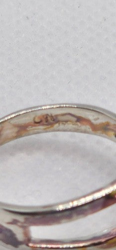 925 Sterling Silver Chrysoprase Ring Size 8