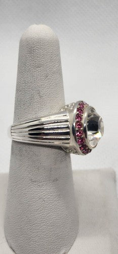 925 Sterling Silver CZ Ring Size 7