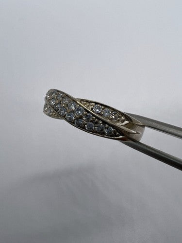 925 Sterling Silver & CZ Ring Size 7.5