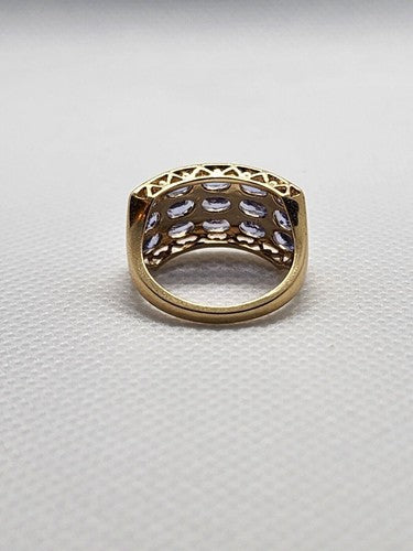 14K Yellow Gold & Tanzanite Ring Size 5.5