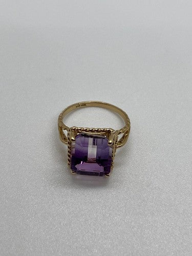10K Yellow Gold  Ametrine Ring Size 5.5