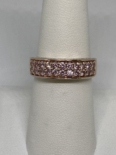 925 Sterling Silver CZ Ring Size 7.5