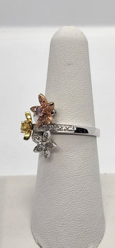 925 Sterling Silver CZ Ring Size 7