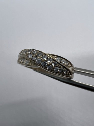 925 Sterling Silver & CZ Ring Size 7.5
