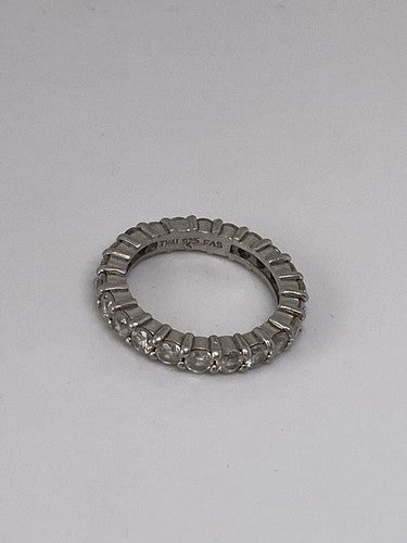 925 Sterling Silver CZ Ring Size 5.75