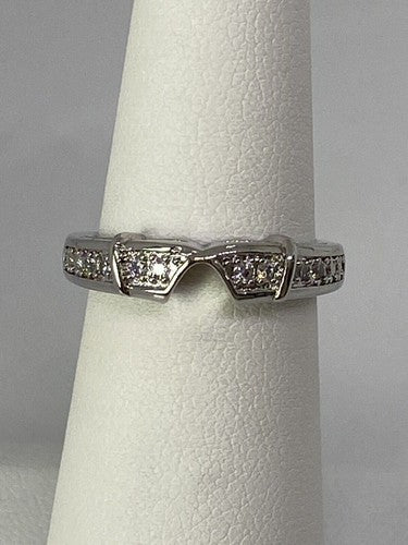 925 Sterling Silver CZ Ring Size 5.5