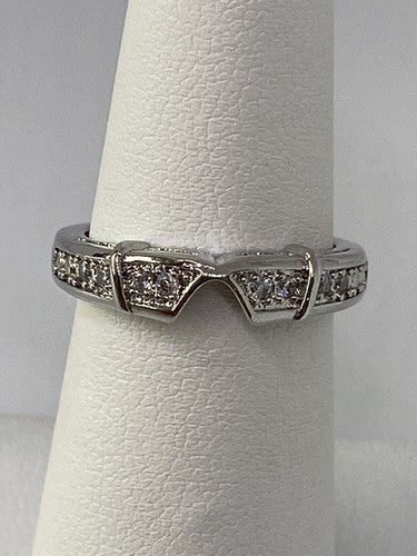 925 Sterling Silver CZ Ring Size 5.5