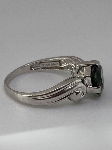925 Sterling Silver CZ Ring Size 7.75