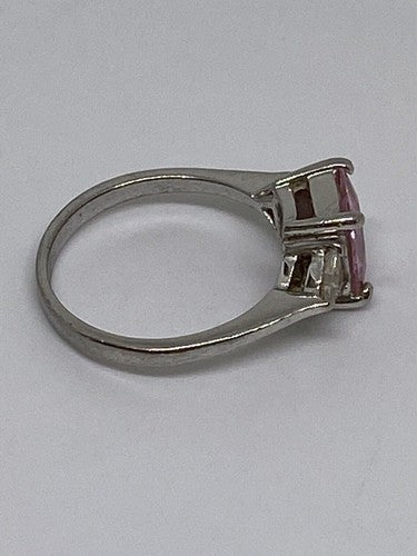 925 Sterling Silver CZ Ring Size 7.75