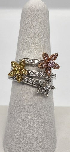 925 Sterling Silver CZ Ring Size 7