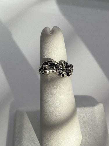 925 Sterling Silver "Kamasutra" Ring Size 4