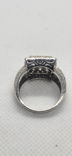925 Sterling Silver CZ Ring Size 7.5