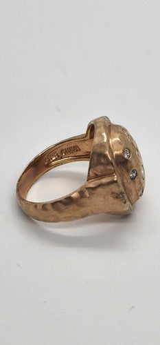 925 Sterling Silver CZ Ring Size 8
