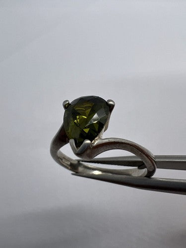 925 Sterling Silver CZ Ring Size 6.5